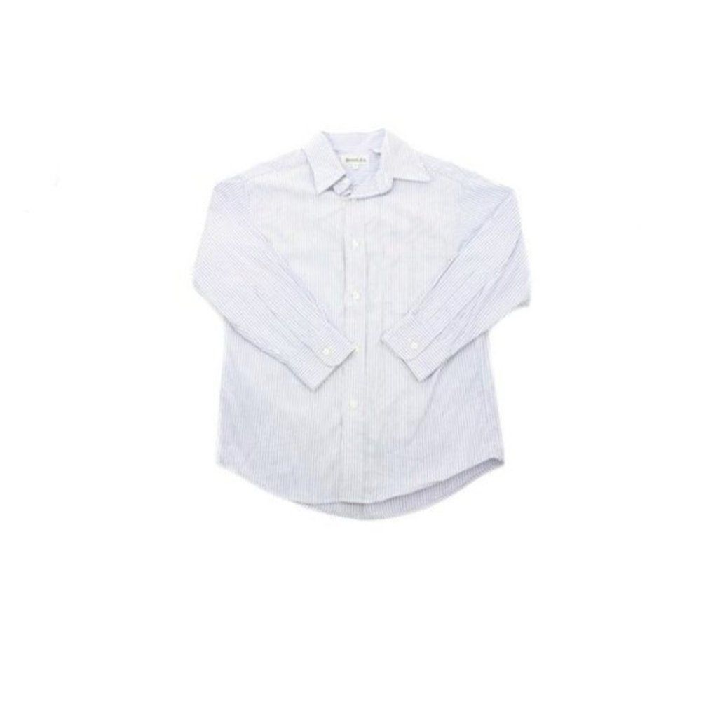 BEST & CO. Blue & White Striped Button Down